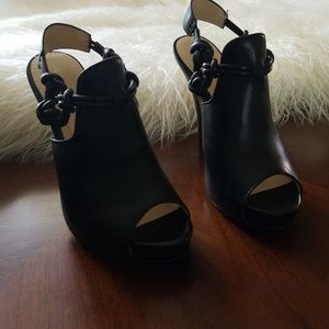 CK blk heels